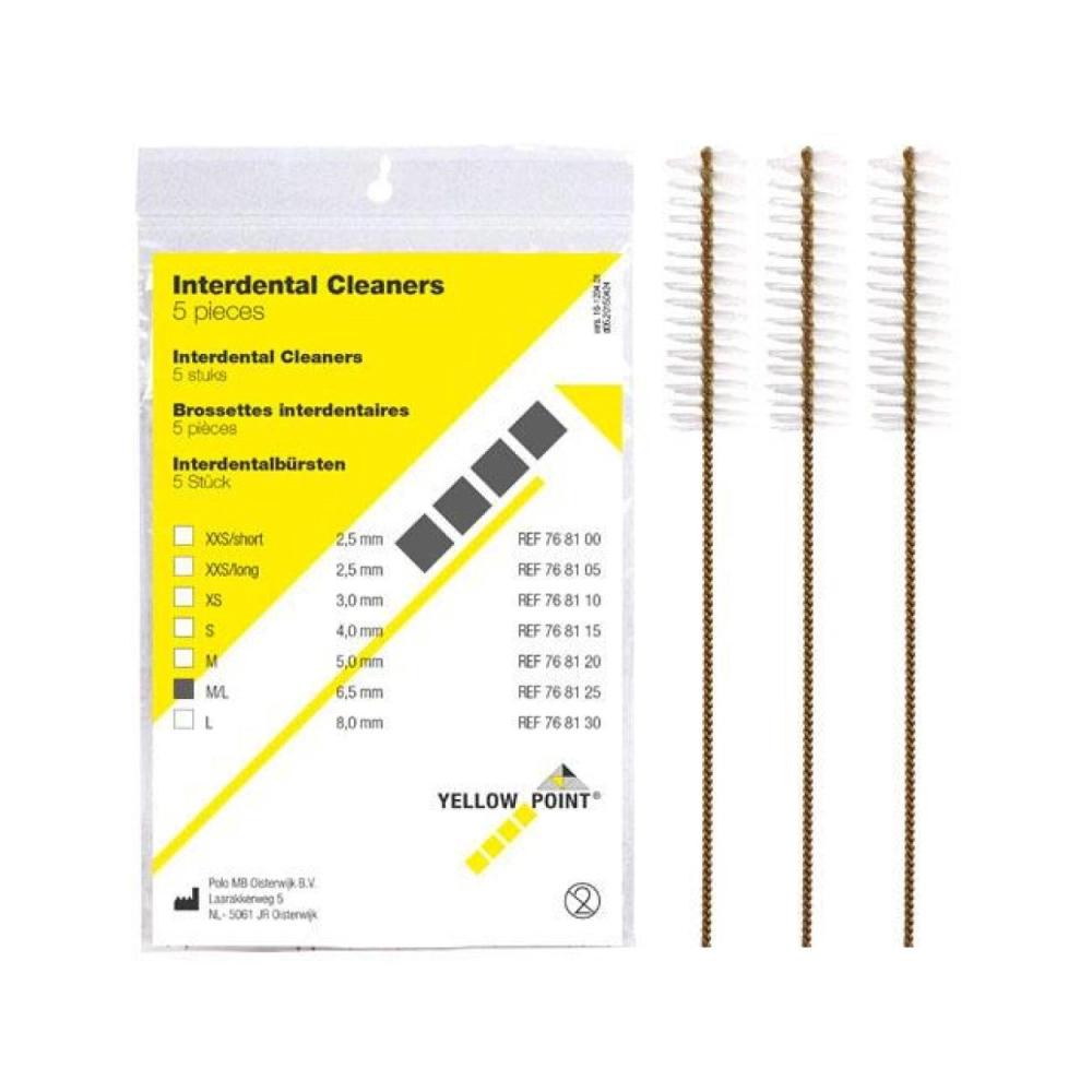Yellow Point Interdental Cleaners medium/large (6,5 mm) 5x 12 pcs