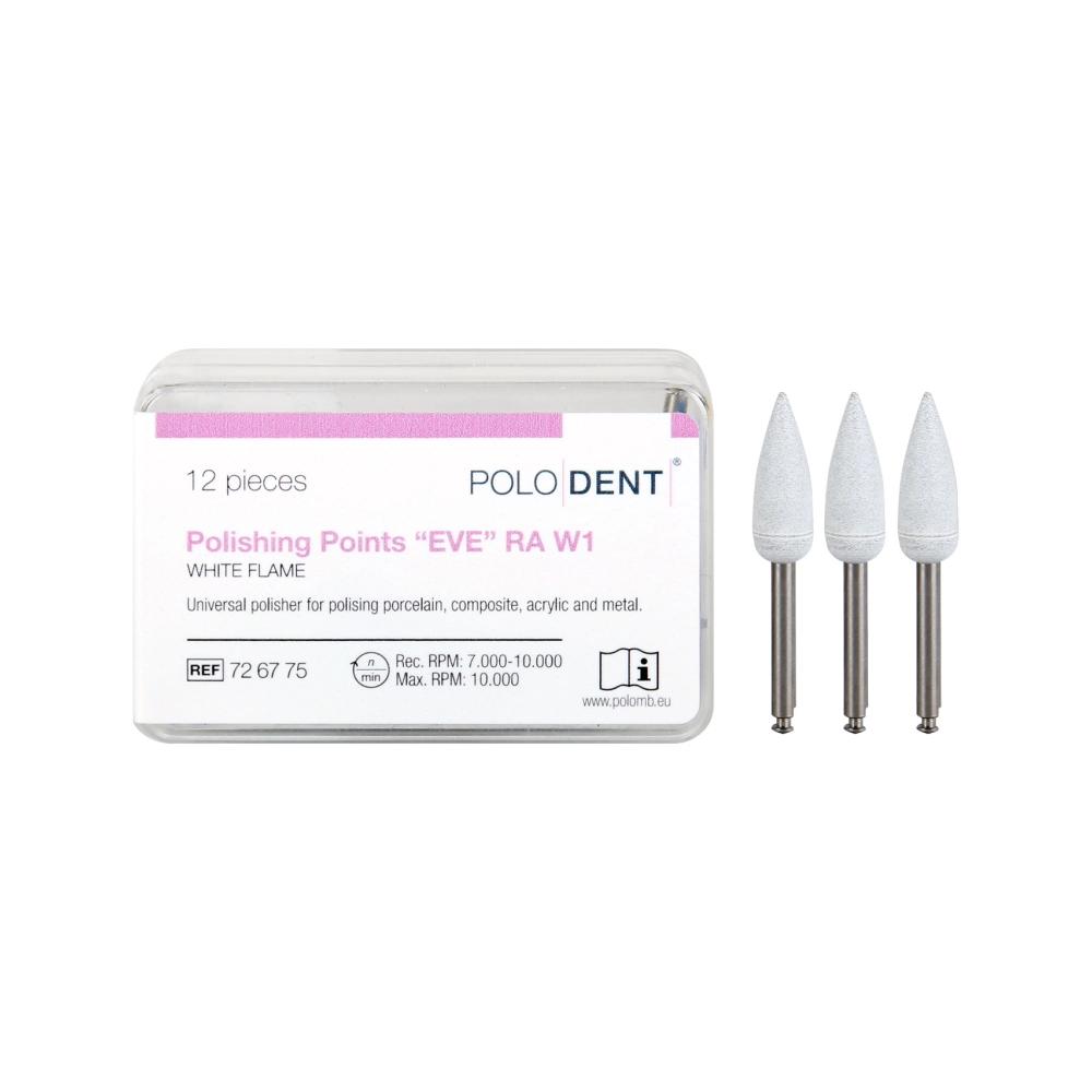 PoloDent Polishing Points EVE flamme CA 12 pcs
