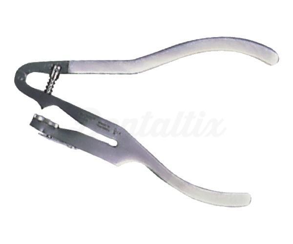 Pince perforatrice de digue Ivory en acier inoxydable