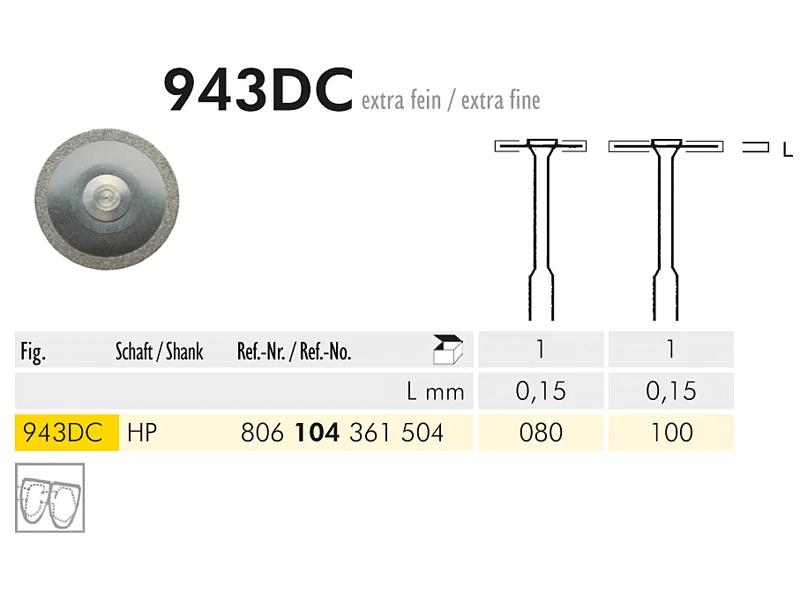 943 DC disque diamanté