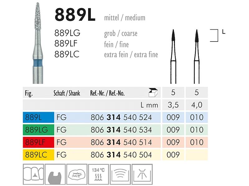 889 L instrument diamanté
