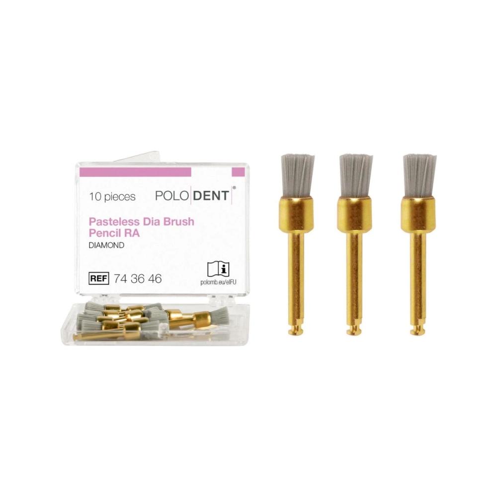 PoloDent Pasteless Dia Brush pencel CA 10 pcs