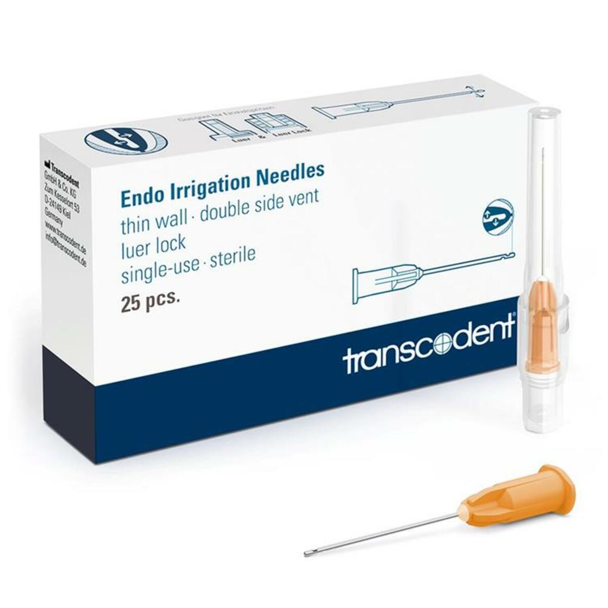 Transcodent Endo-Luer 25G 0,5x25mm orange