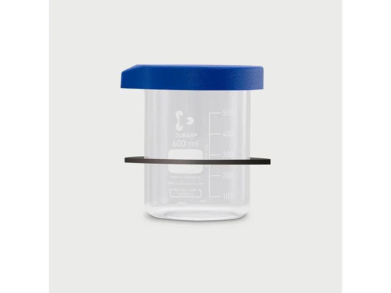Elmasonic bocal de nettoyage 600 ml avec couvercle ø 80 mm