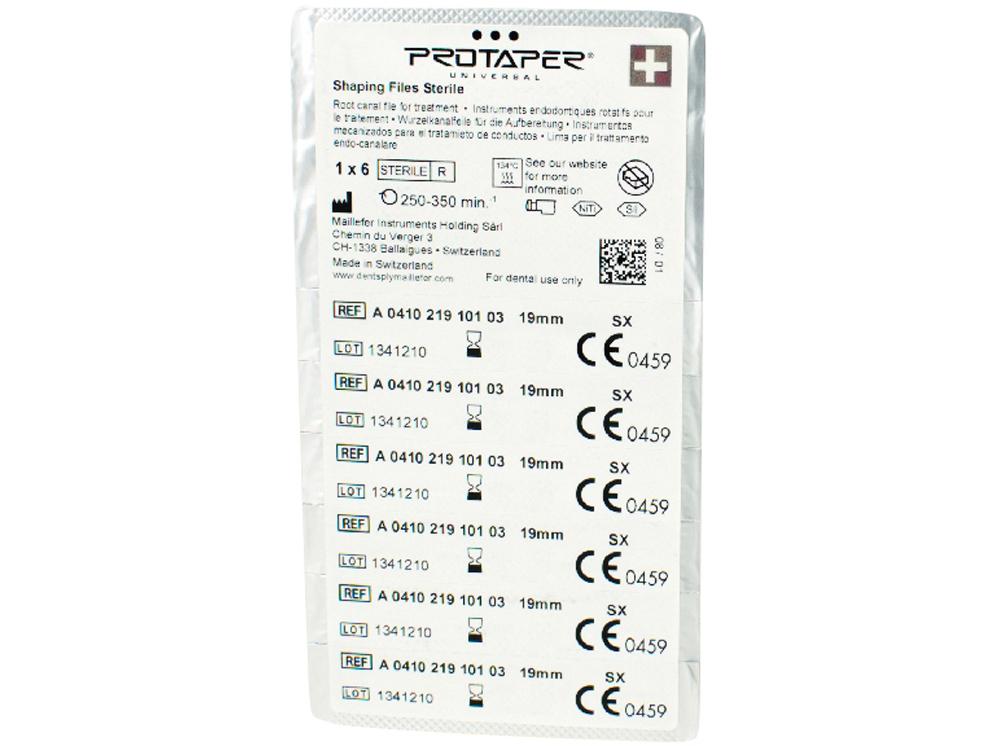 ProTaper Universal Shaping Files CA SX 19mm
