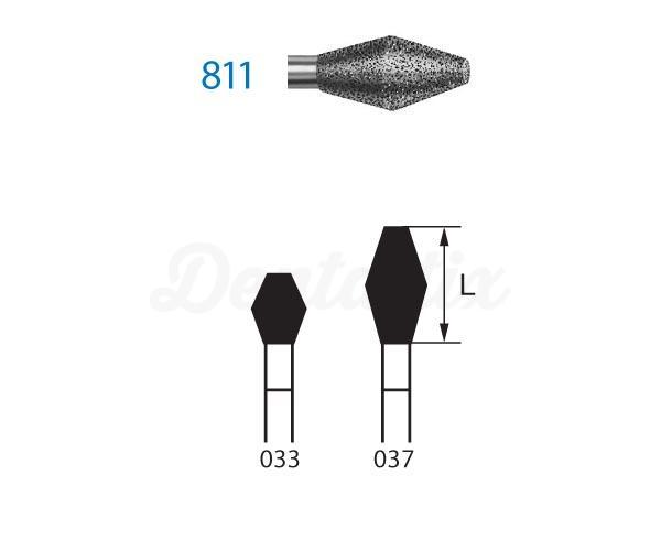 Fraise diamantée 811.314.033 (5 pcs)