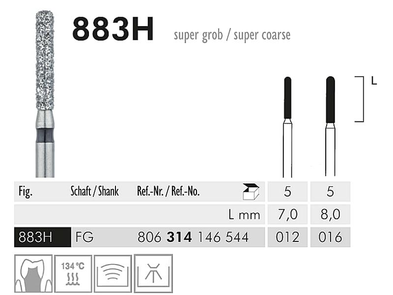 883 H instrument diamanté