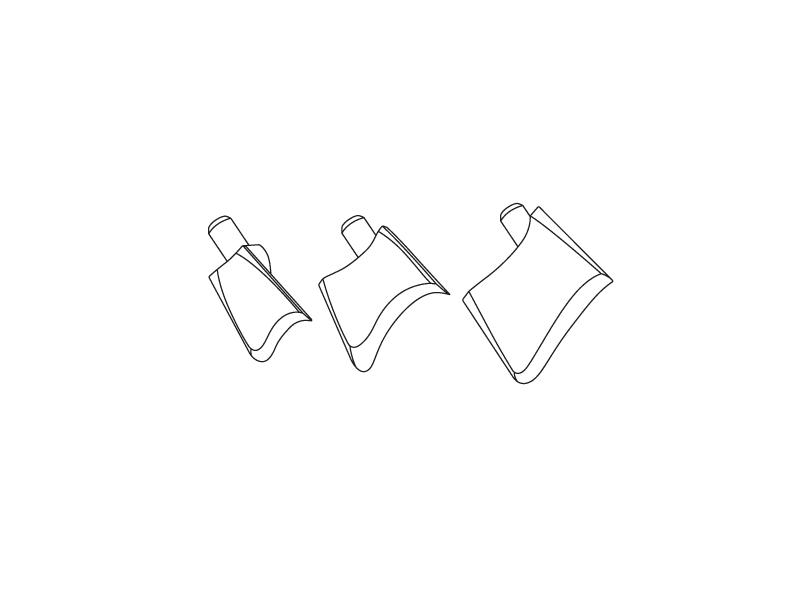 Rétracteurs LM-Gingival (en bleu) assortiment
