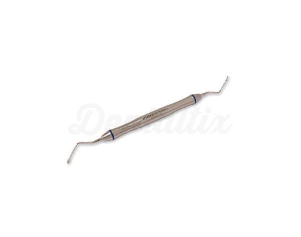 Lucas-botcurette: chirurgische curette met geribbeld handvat