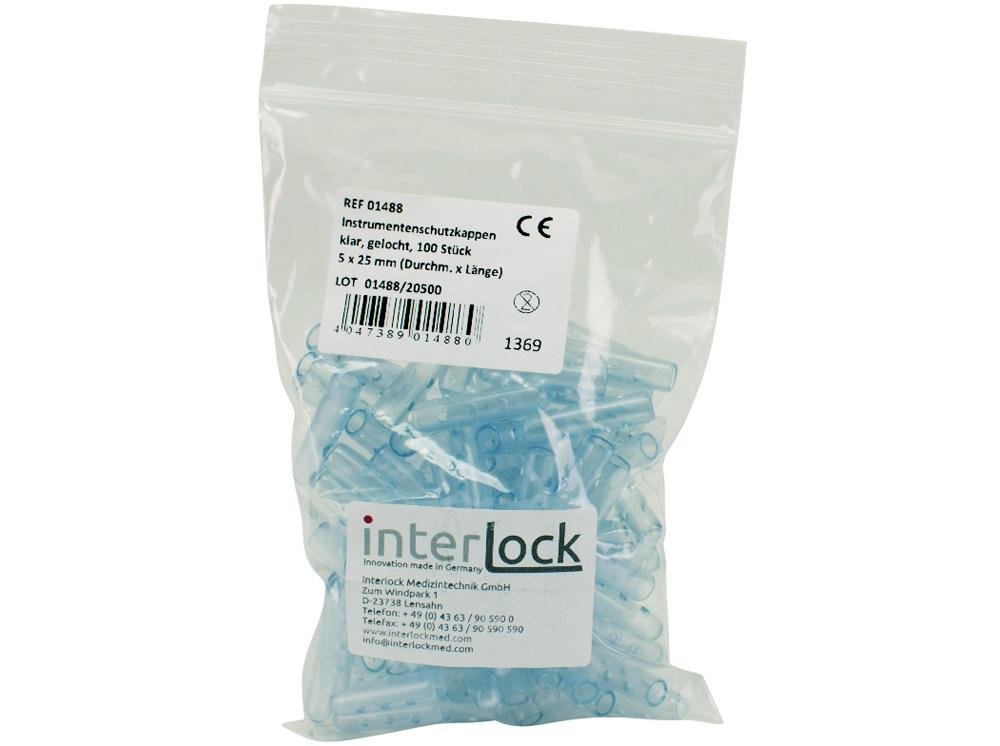 Inst.beschermkap helder 4,8x25,4mm 100st.