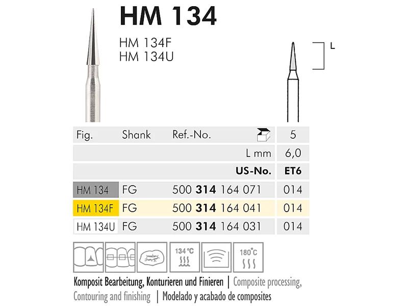 HM 134 fraise en carbure de tungstène