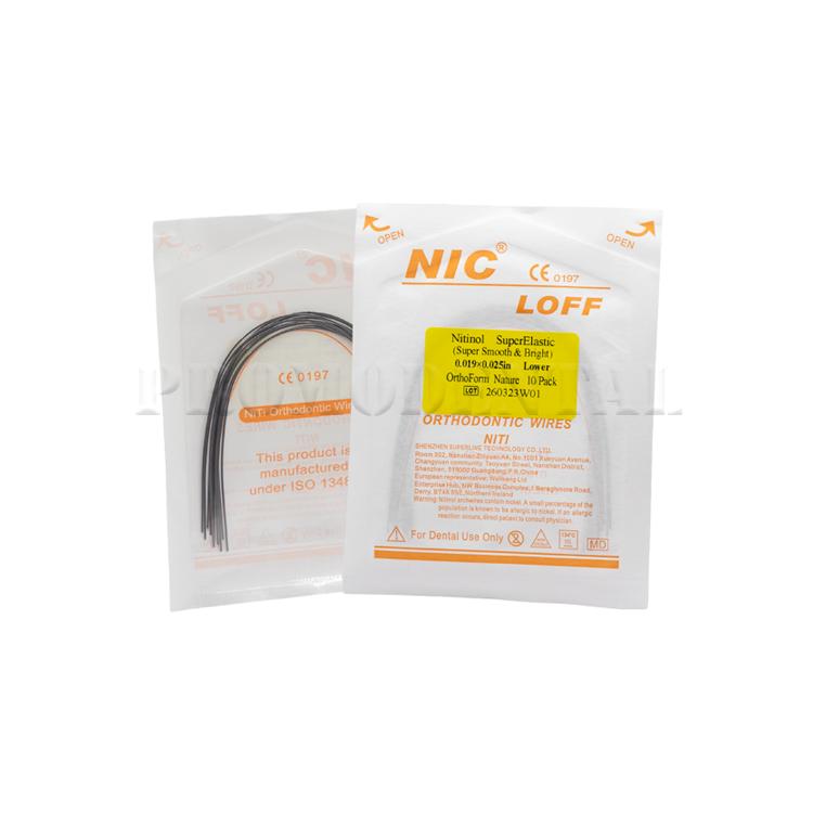 Arc super élastique lisse et brillant naturel