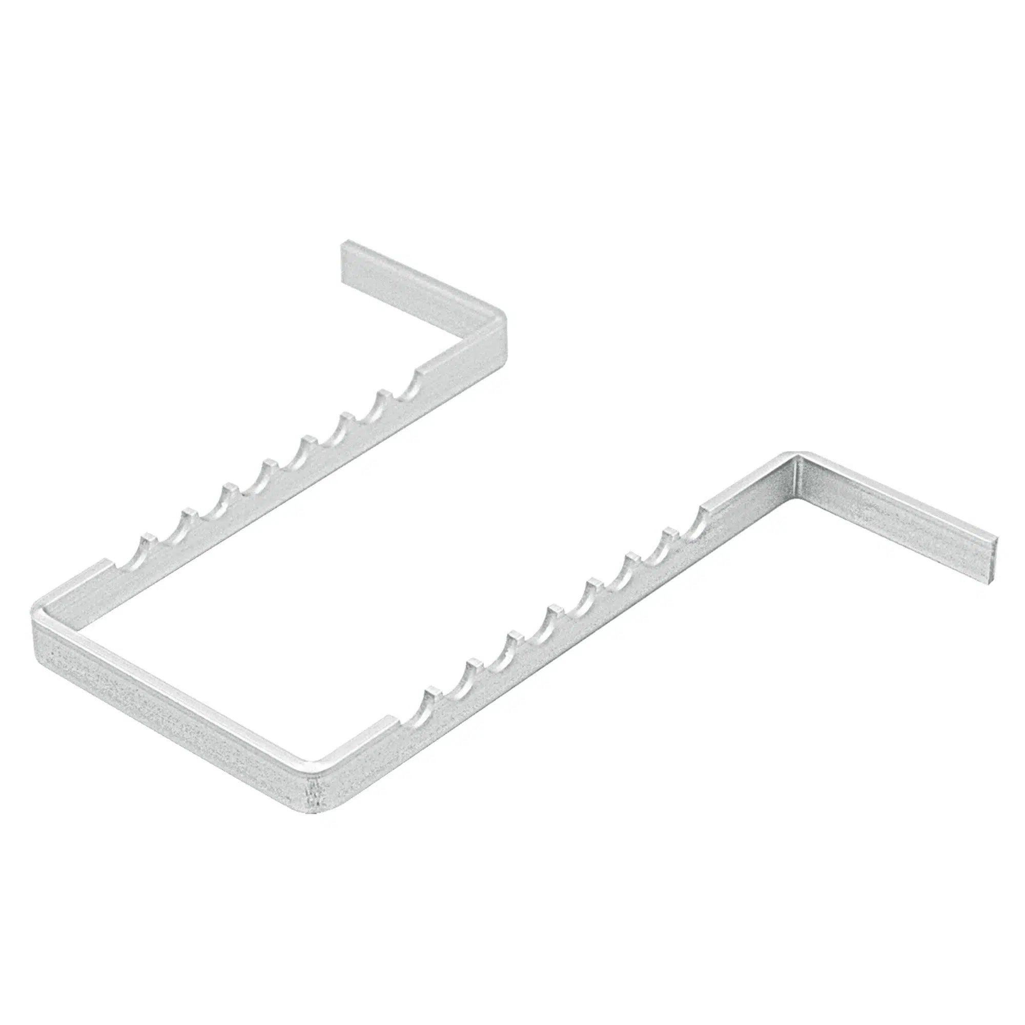 Asa Dental Aluminium inzetframe voor tray (voor 8 instrumenten)