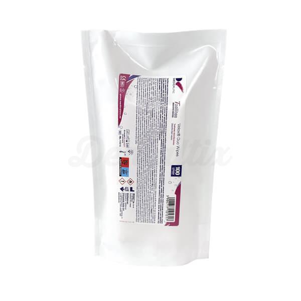 Lingettes désinfectantes pour petites surfaces (100 pcs)