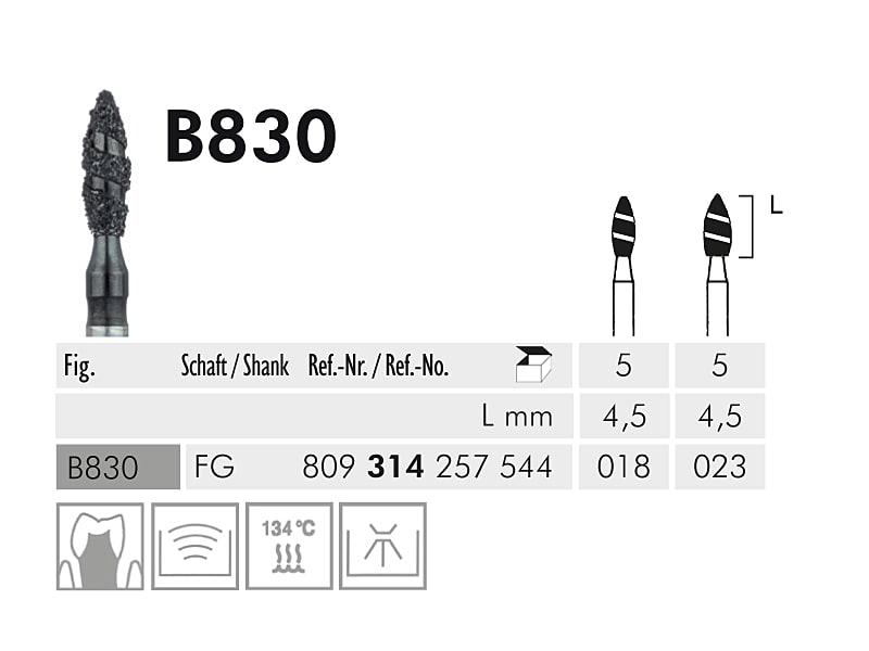 B 830 Black Cobra instrument diamanté