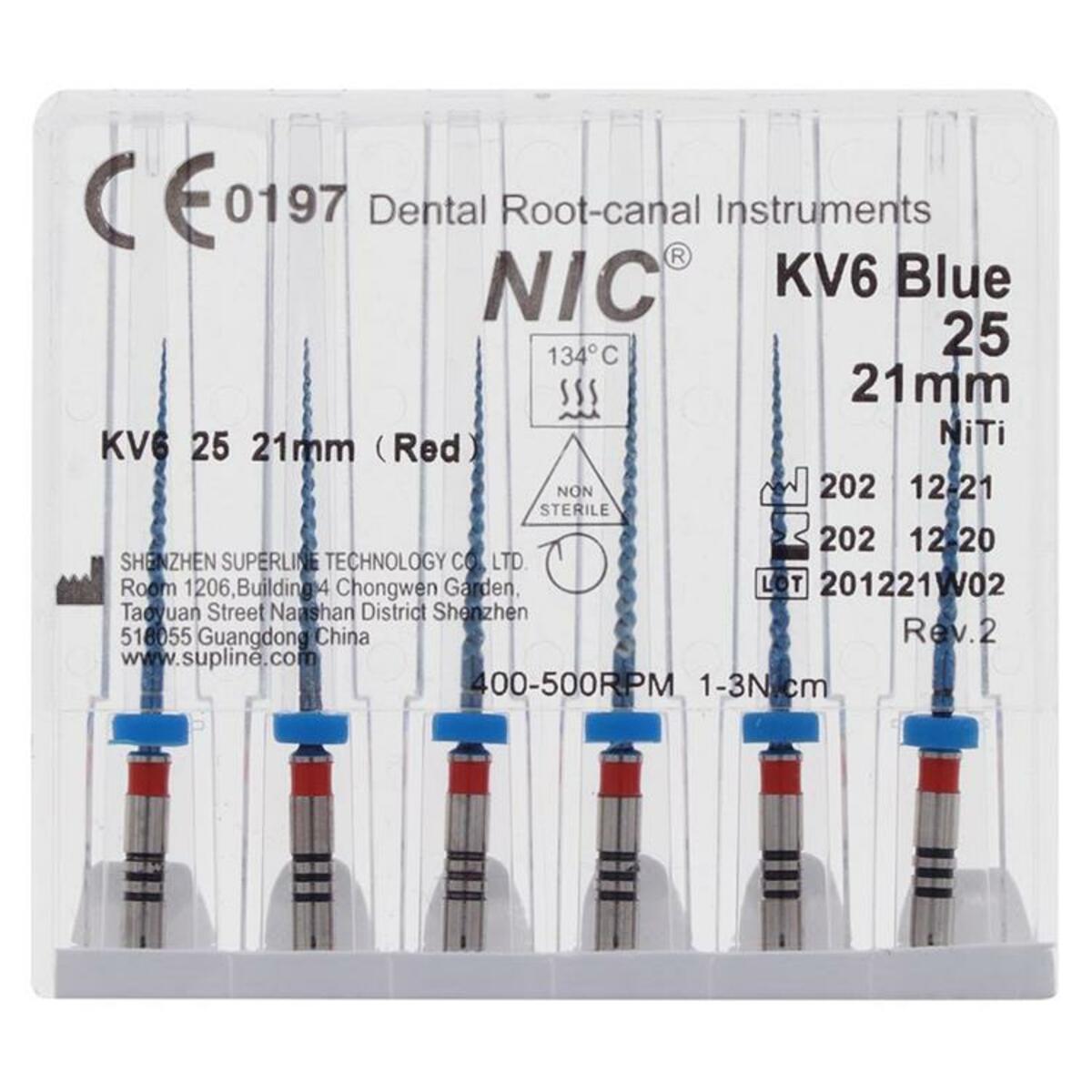 NIC® K-Pro file .06 / 21mm - ISO 30