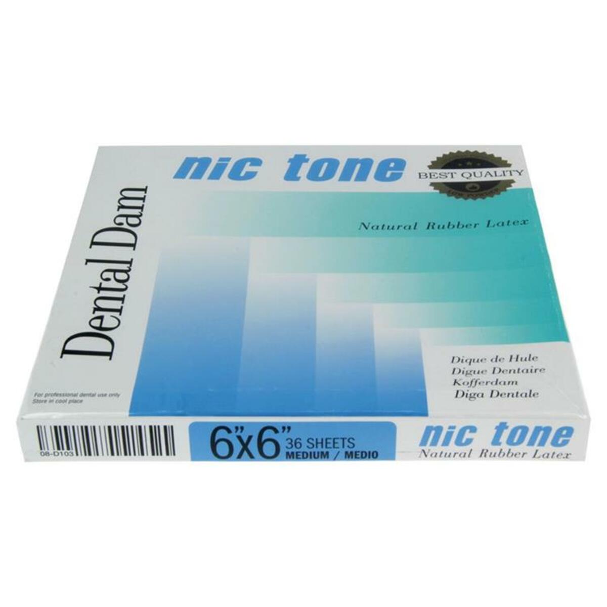 Nic Tone Hygenic Dental Dam bleu - medium