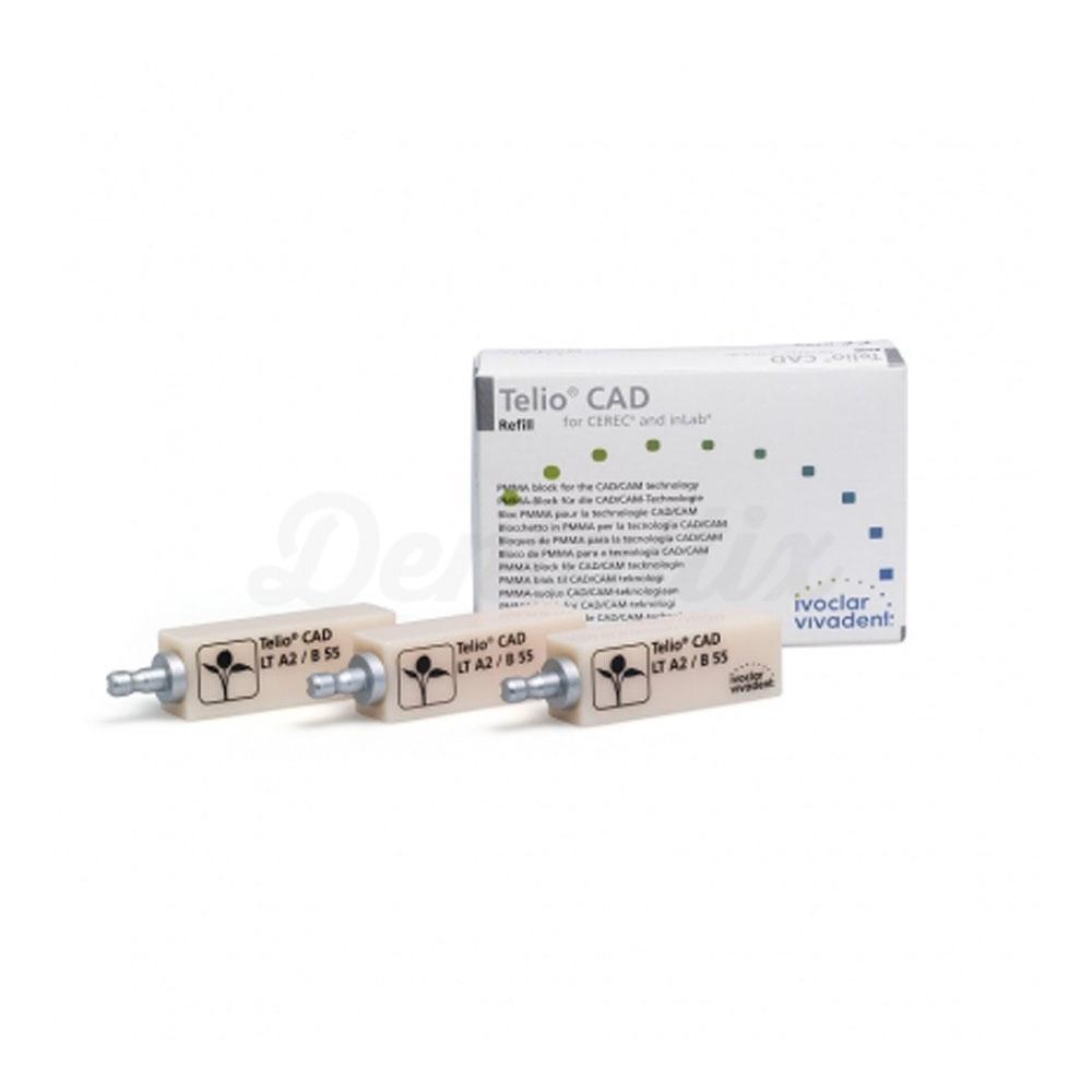 Blocs Telio CAD CER / InLab LT Abutment Teintes A (3)