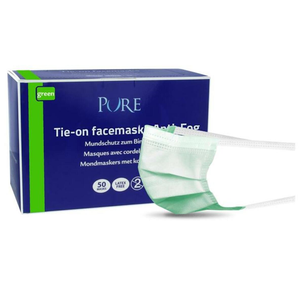 PURE Masques cordelette vert anti-fog