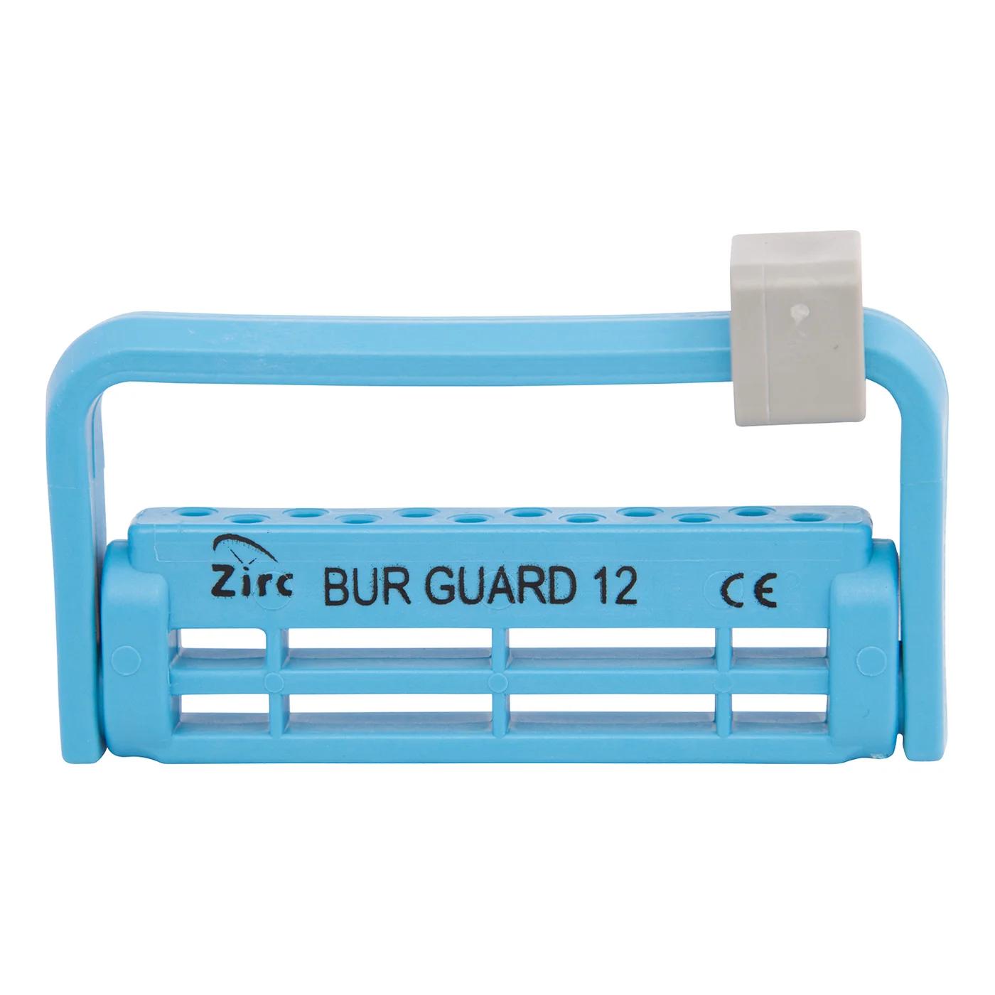 12 Hole Bur Guard Neon Green