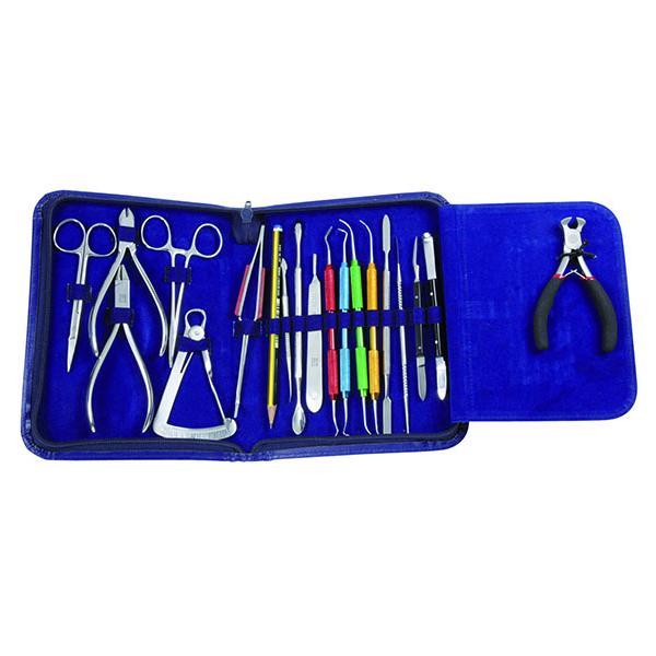 Kit d'instrumentation d'orthodontie : Set complet avec étui en vinyle