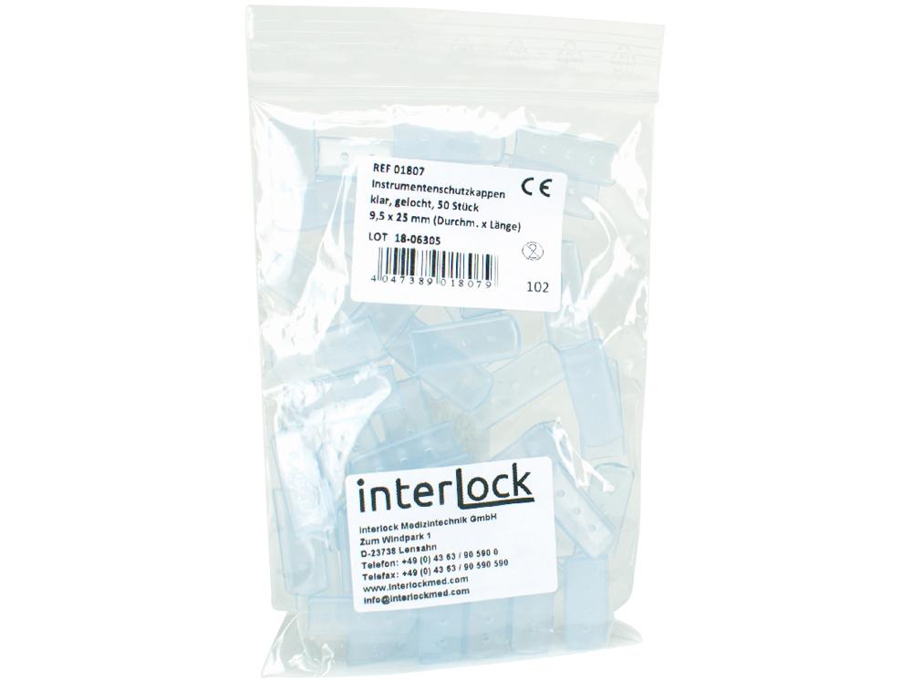 Inst.beschermkap helder 9,5x25,4mm 100st.