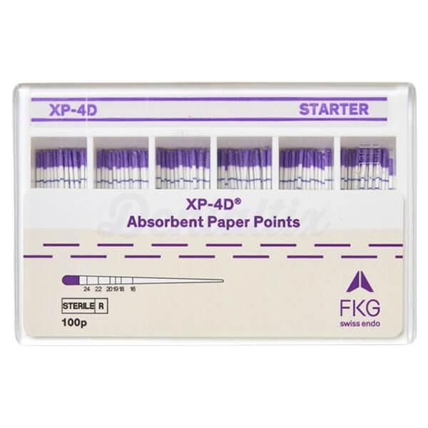 XP-4D : Pointes de papier endodontiques (100 pcs)