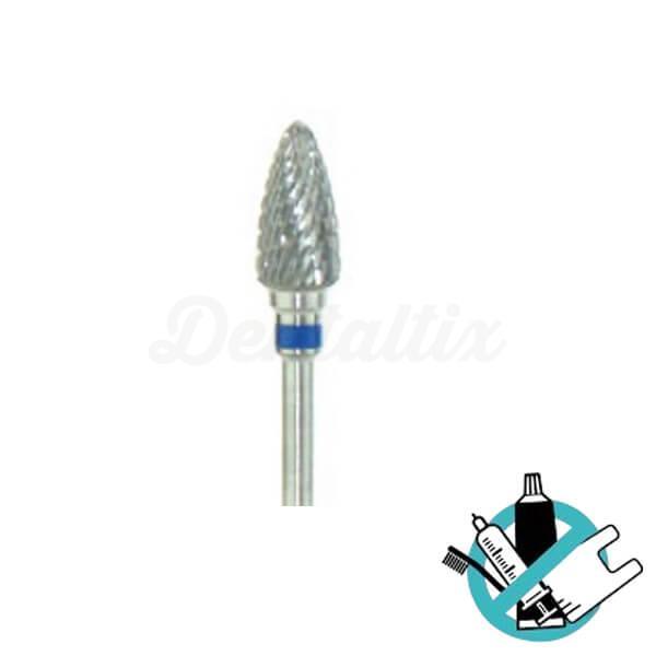 Fraise en carbure de tungstène PM à coupe transversale ballon de rugby (1 pc)