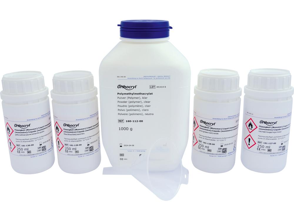 Orthocryl® gamme colorée, assortiment
