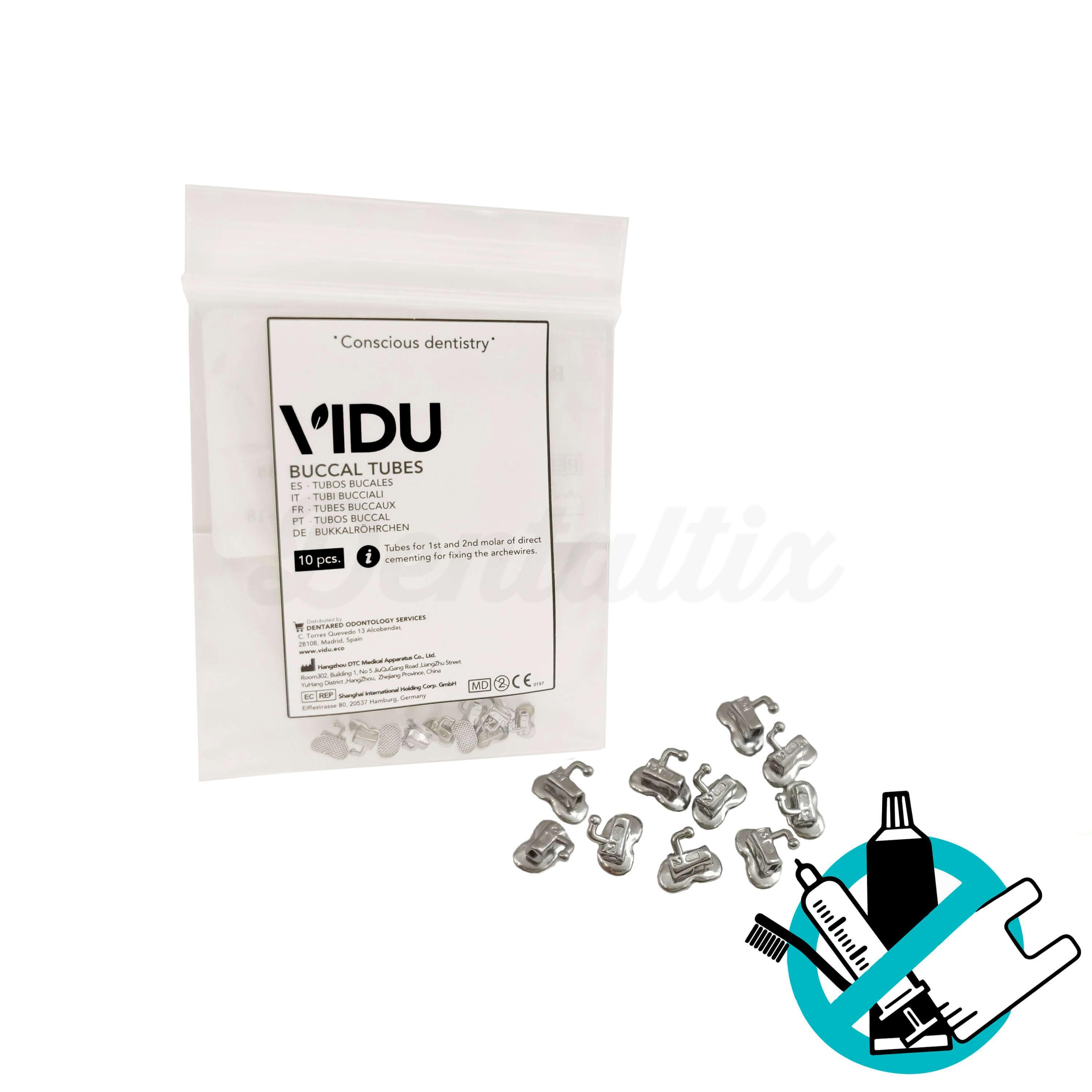 Tubes orthodontique MBT 2ème molaire (10 pcs)