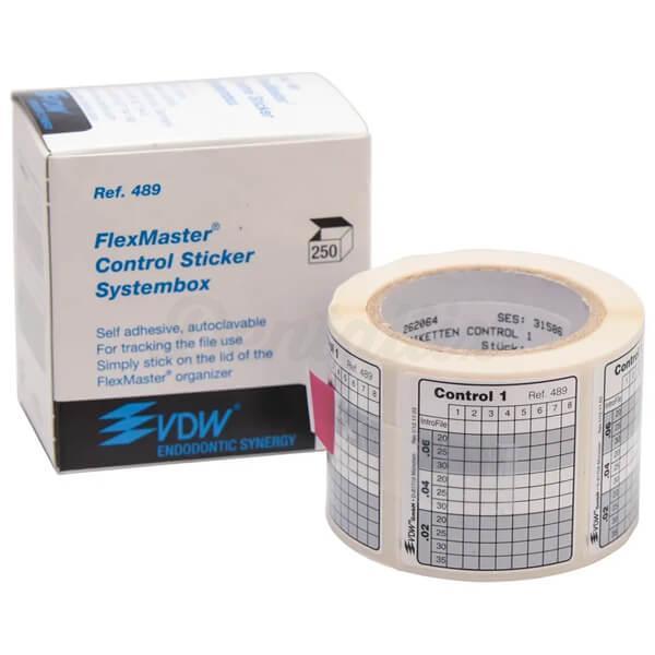 FlexMaster : Autocollants de contrôle (250 pcs)