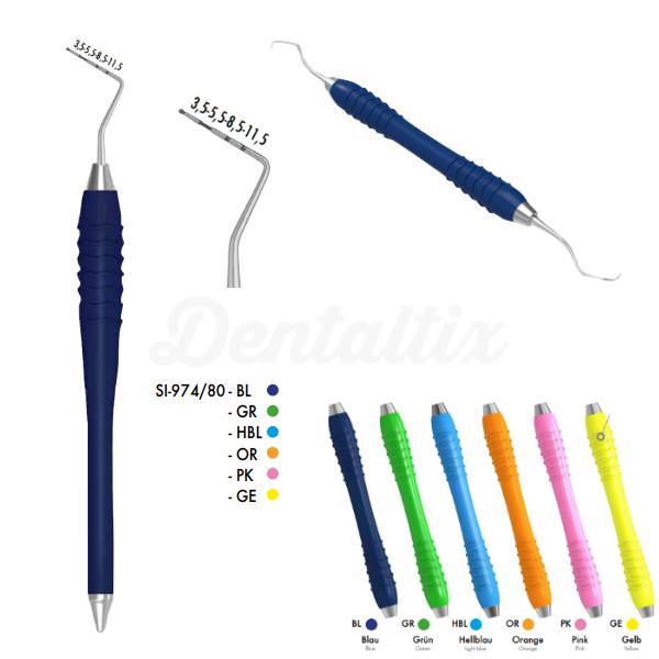WHO-pocketsonde Silikon, millimeterschaal