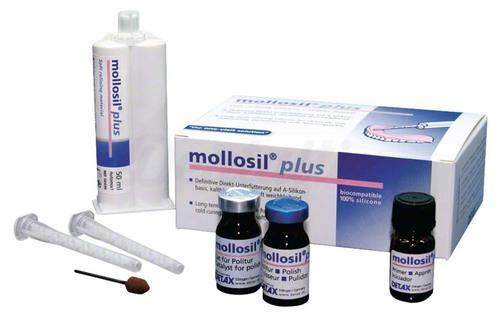 Mollosil® Plus Automix1 - Matériau de rebasage souple