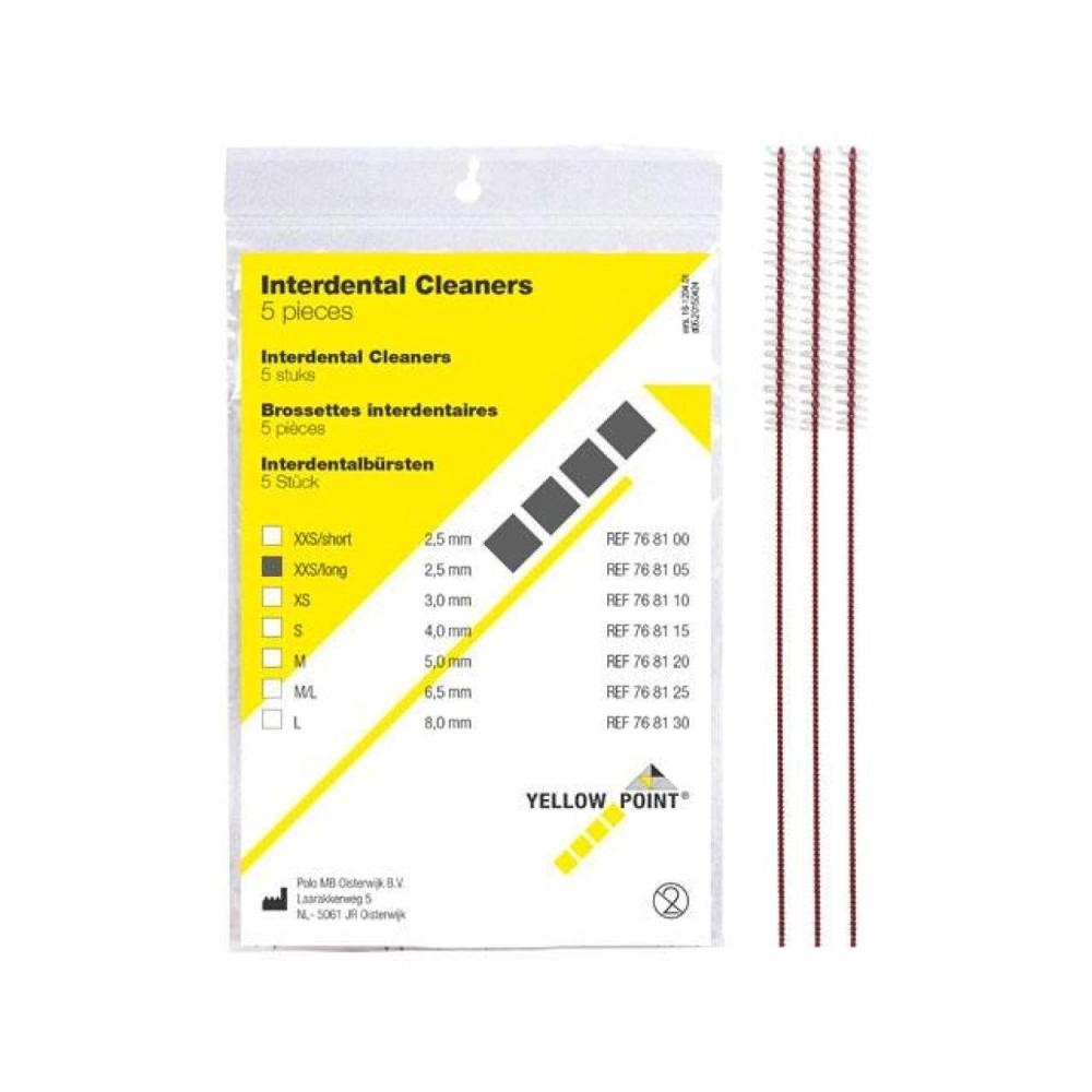 Yellow Point Interdental Cleaners xxs long (2,5 mm) 12x 5 pcs