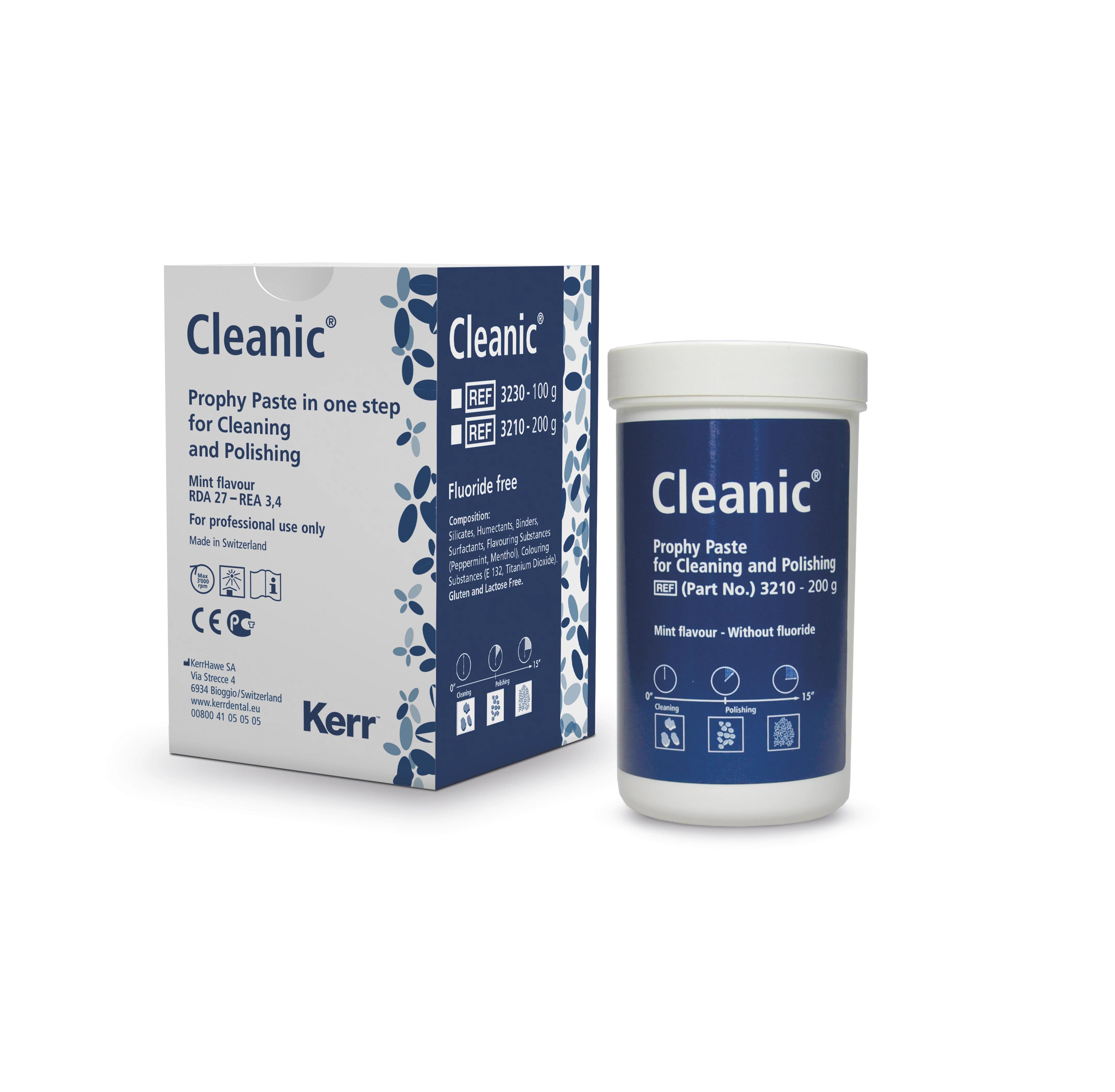 Cleanic™ polijstpasta refill packs zonder fluoride - 200g