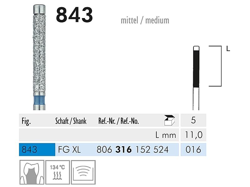 843 FG XL 016 instrument diamanté