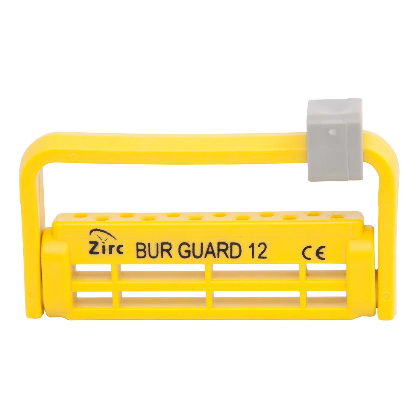12 Hole Bur Guard Neon Yellow
