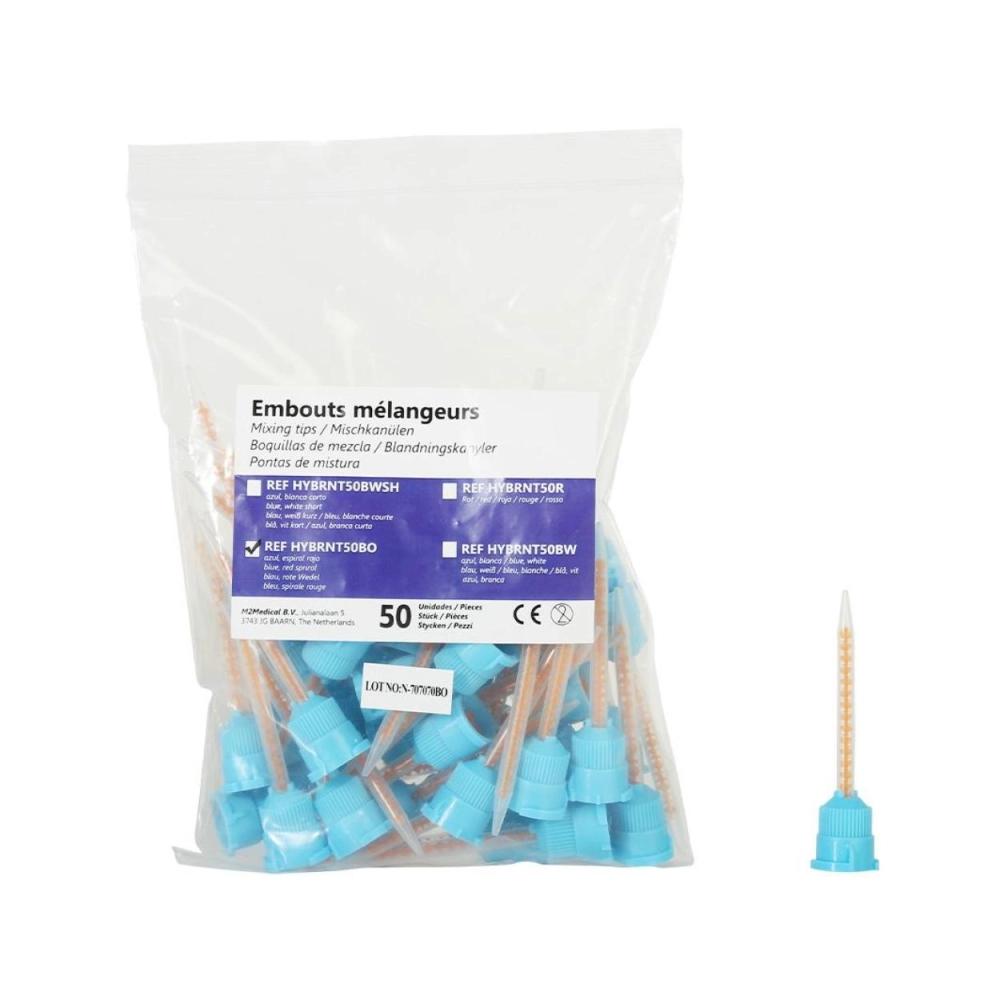 M2M Embouts de mélange bleu 4:1/10:1 50 pcs
