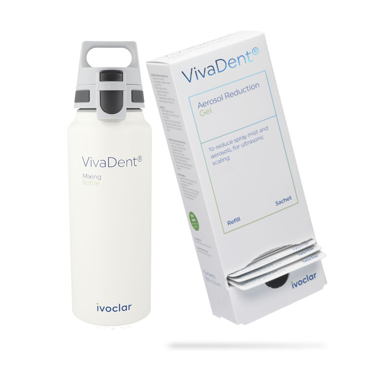VivaDent® Bouteille de mélange pour VivaDent® Gel de réduction enaérosol
