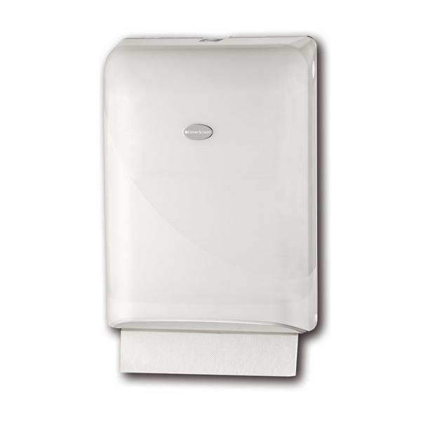 Distributeur petit pour les essuie-mains - Blanc perle