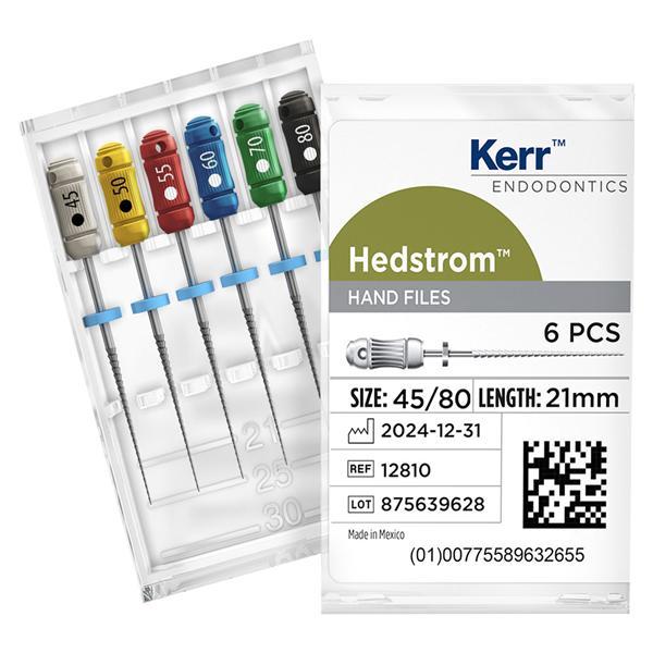 Hedström-Files, 21 mm - ISO 15-40 - Assortiment, 6 pcs