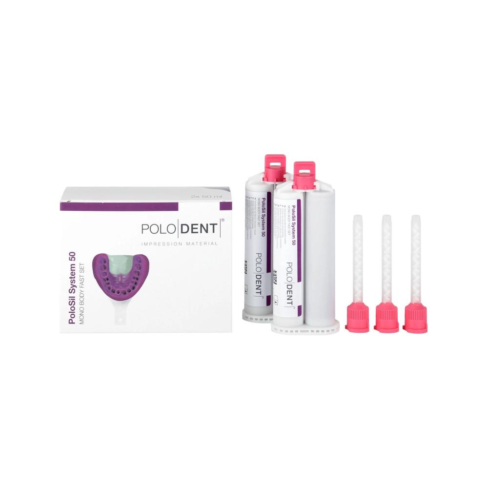 PoloDent PoloSil System 50 Mono Body Fast Set 2x 50 ml