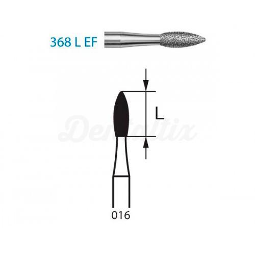 Fraise diamantée en forme de ballon de rugby 368L pour FG (5 pcs)