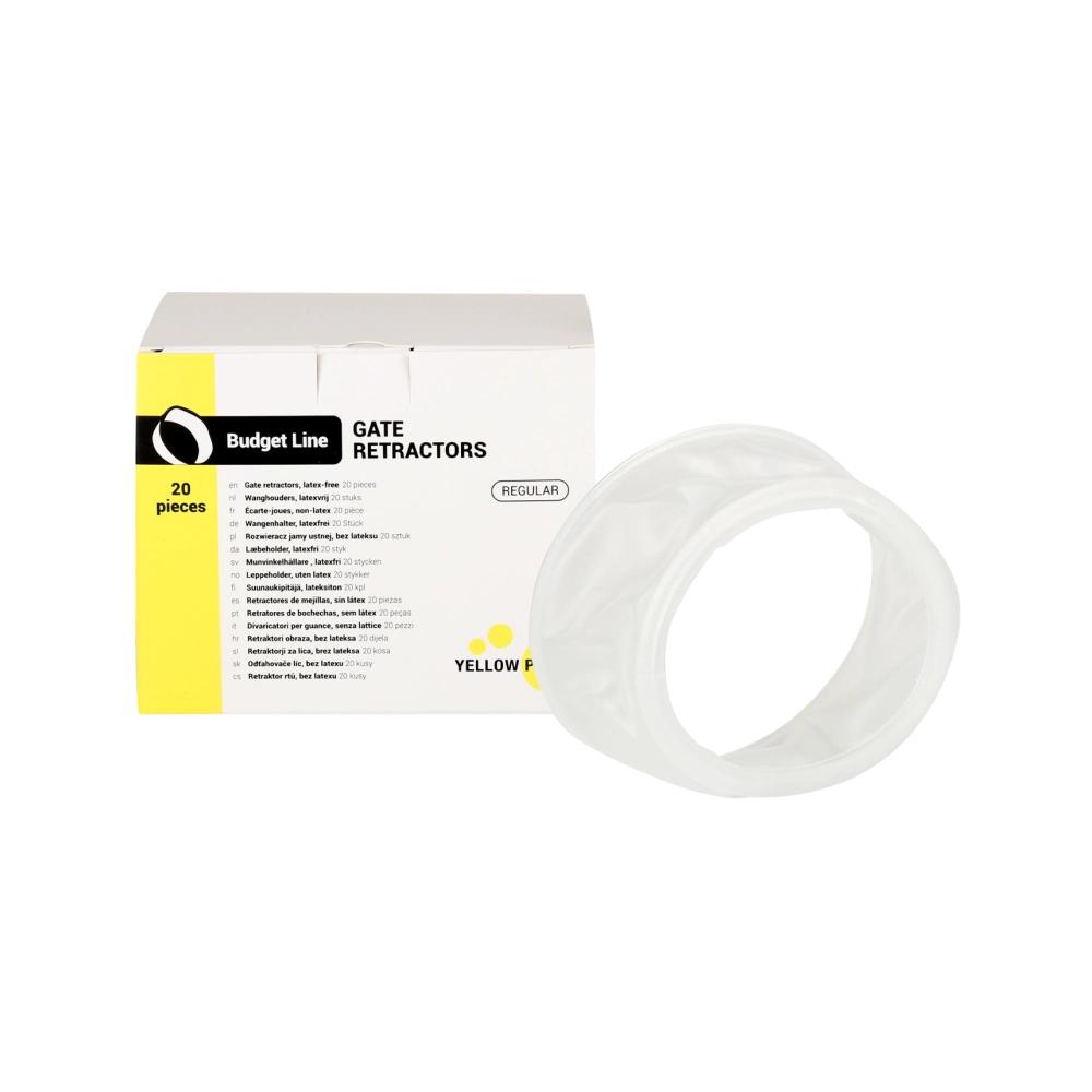 Yellow Point Budget Line Gate Retractors Regular blanc (non-latex) 20 pcs