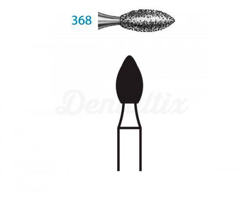 Fraise diamantée 368 button - Turbine FG ballon de rugby (5u.)