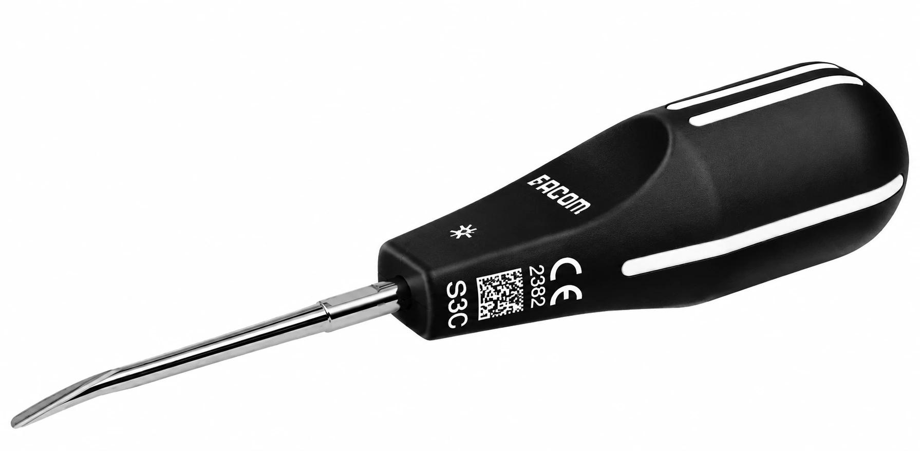 Luxateur S-3C 3Mm Curved Blade Black