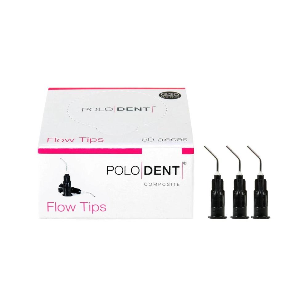 PoloDent flow embouts d'application noir 50 pcs