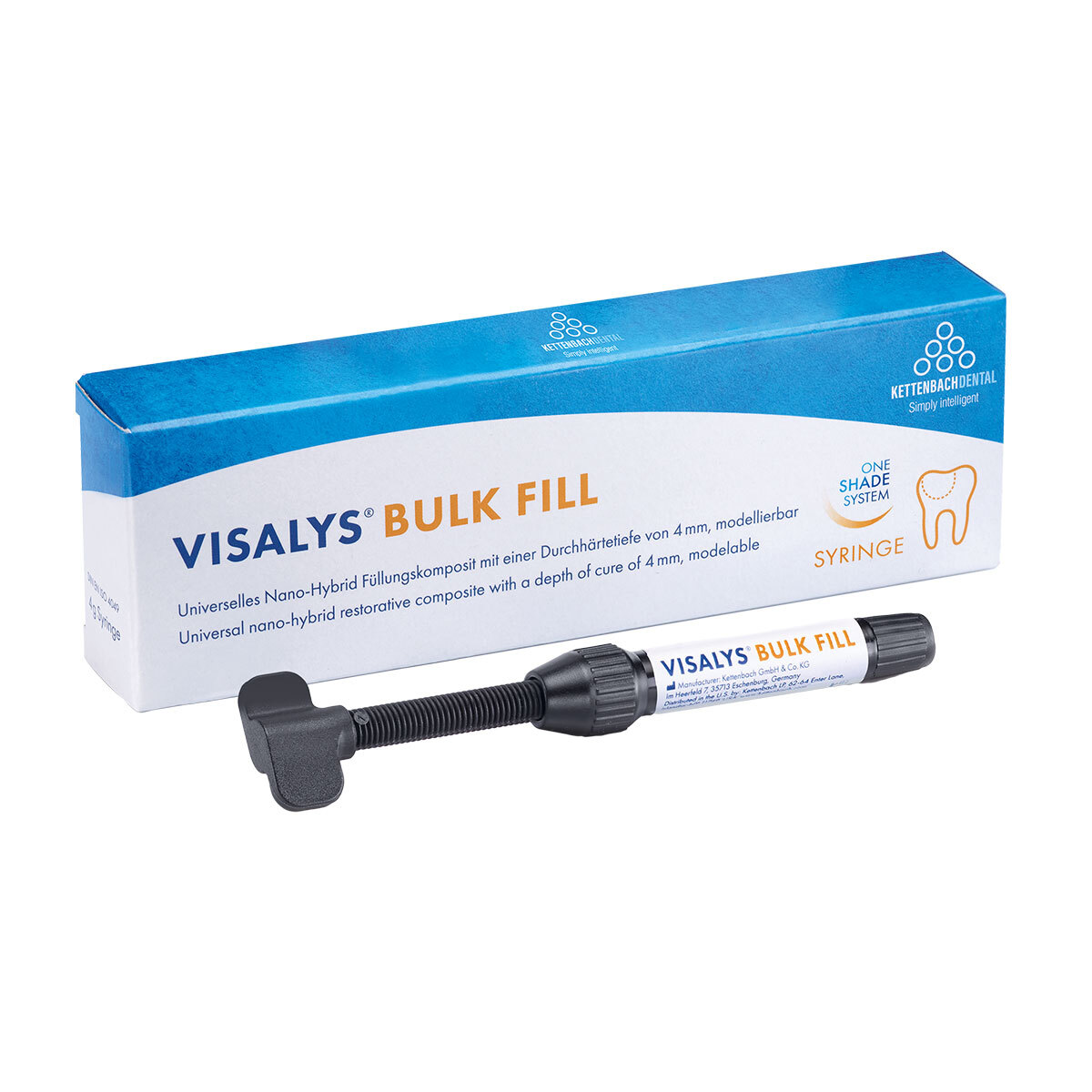 Visalys® Bulk Fill composiet syringes