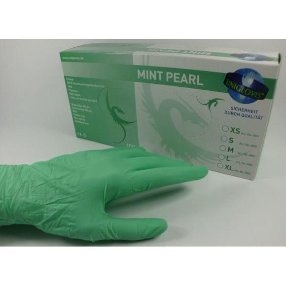 FHS Dental gants nitrile non poudrés Mint Pearl (100 pcs)