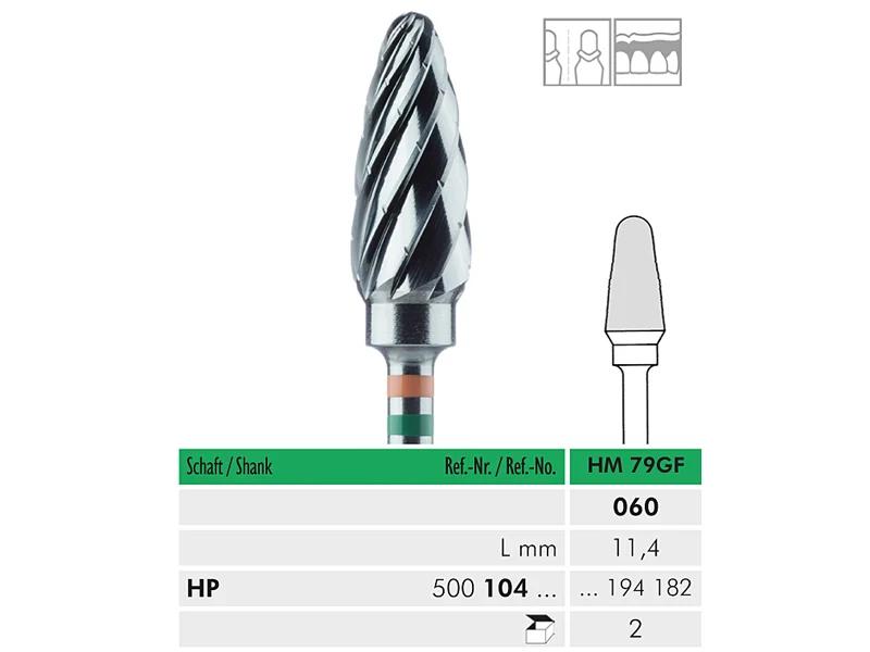 HM 79 GF HP 060 fraise en carbure de tungstène
